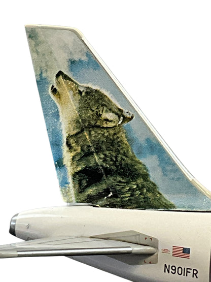 1/200 Genini200 (G2FFT054) Airbus A319 (N901FR) "CargoDawg" Howling Wolf Tail Frontier Airlines (Limited Edition) 2008 Release