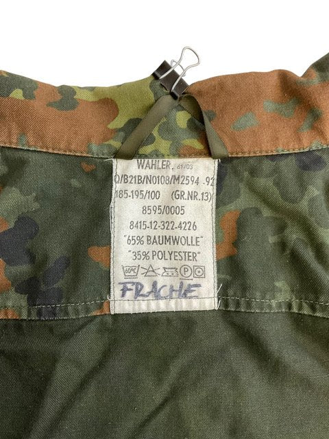 West German Flaktarn Camouflage Shirt