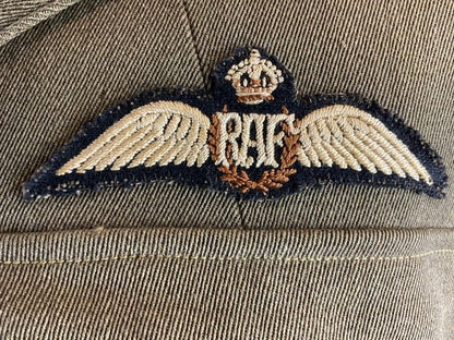 WW1 British 1918 RAF Khaki Service Tunic Named