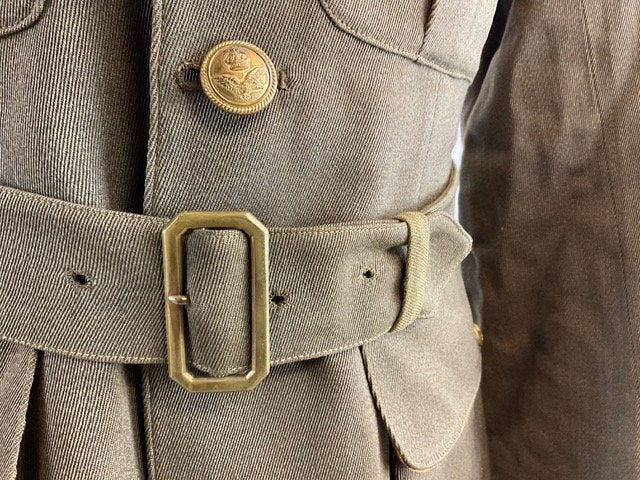WW1 British 1918 RAF Khaki Service Tunic Named