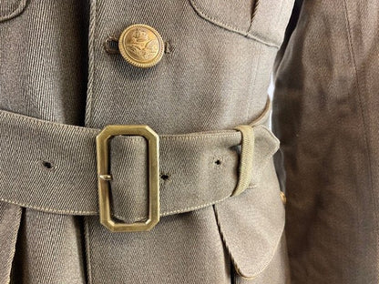 WW1 British 1918 RAF Khaki Service Tunic Named