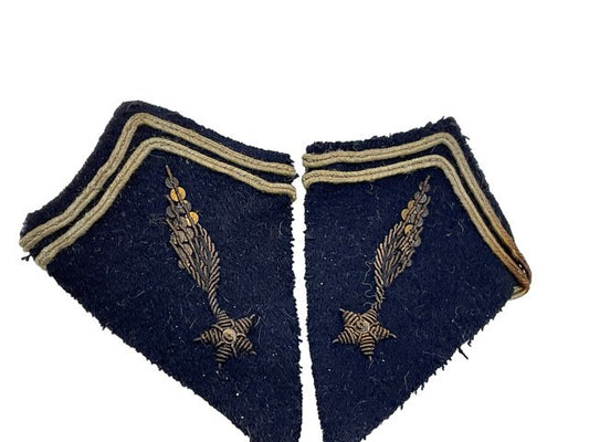 WW1 French Army Aviation Collars Insignia Pair