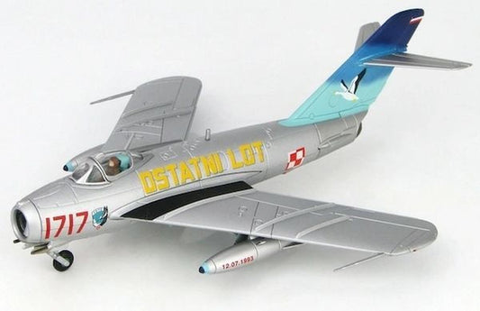 1/72 HOBBYMASTER (HA5905) LIM5 (MIG17F) FRESCOE #1717 POLISH AIRFORCE 45th EXPERIMENTAL AVIATION SQUADRON JULY 1993 (LIMITED EDITION)