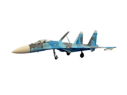 Ukrainian Air Force Sukhoi SU-27 Flanker Splinter Camouflage JC Wings 1:72 Scale Die Cast Model NIB