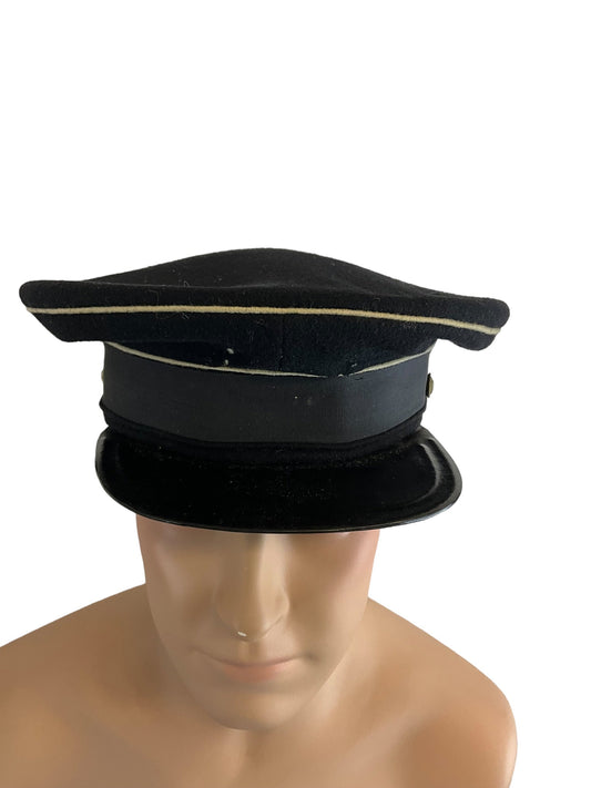 WW2 Russian Soviet Navy Officers Peak Cap Hat NO CAP BADGE