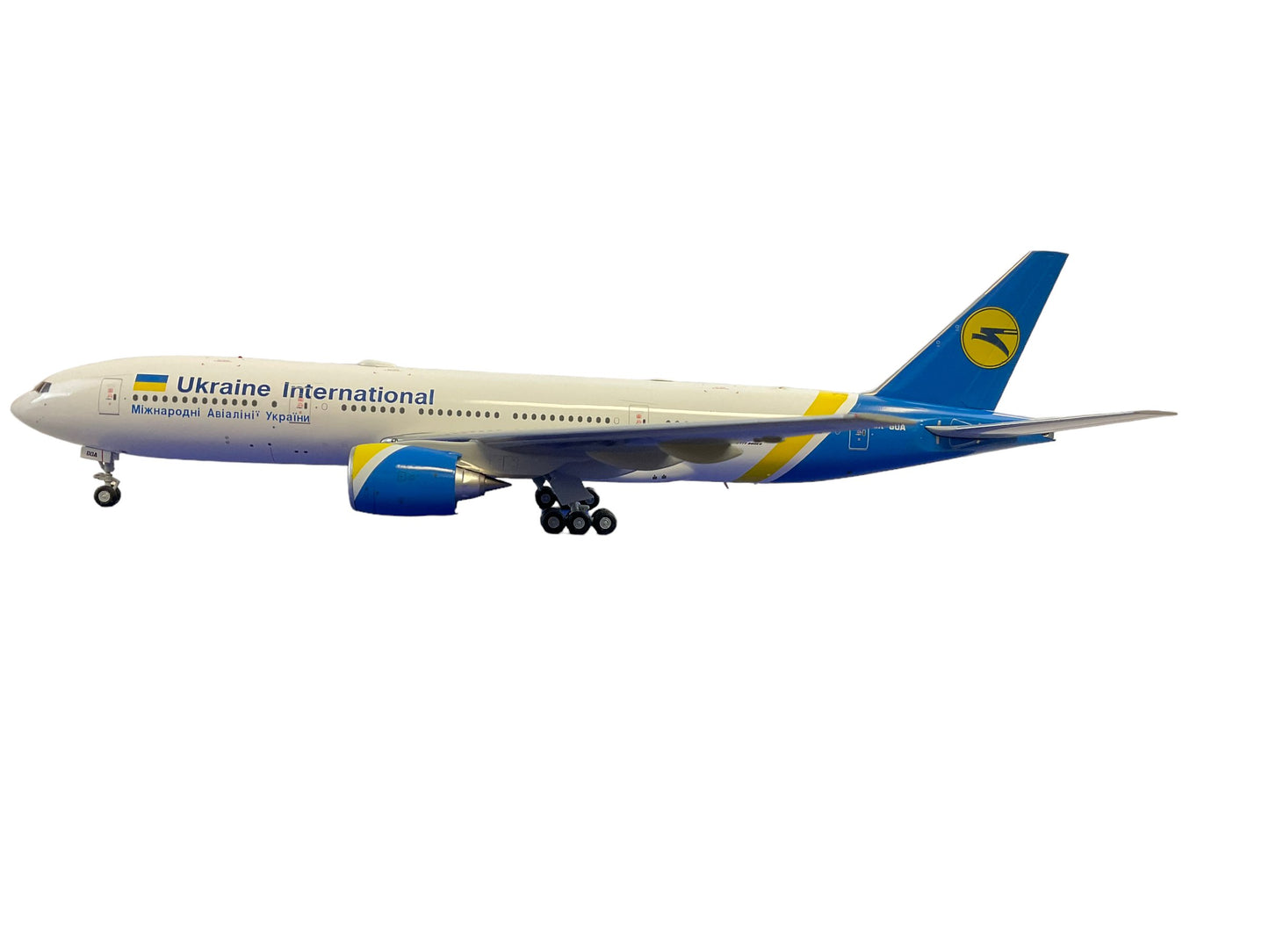 Ukrainian International Airlines Boeing 777-200ER JC Wings 1:200 Scale Die Cast Model NIB