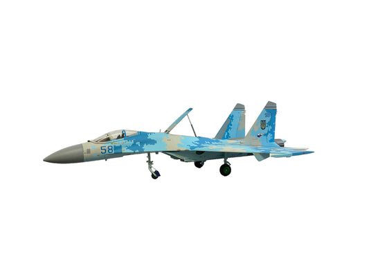 Ukrainian Air Force Sukhoi Su-27 Flanker JC Wings 1:72 Scale Die Cast Model NIB Digital Pattern