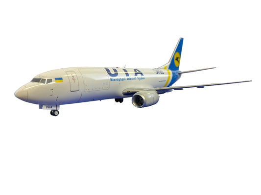 Ukraine International Airlines - Cargo Boeing 737-300F JC Wings 1:200 Scale Die Cast Model NIB